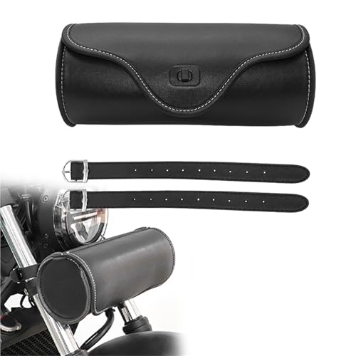 Sacoche de selle universelle pour Harley Dyna Wide Glide FXDWG et guidon de moto