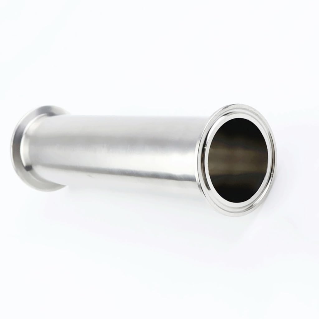 Refixamo One Color Pipe Clamps, Tri Clamp Ferrule Spool Tube Ss304 Multiple Sizes 800Mm 1.5/2Mm Wall(108Mm)