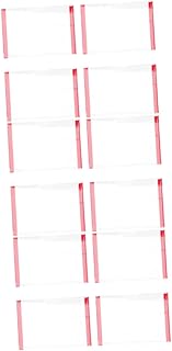 LALAFINA 12 Pcs Transparent Signage Wall Adhesive Door Sign Frame Wall Mount Sign Holders Name Plate for Desk Transparent Door Name Display Stand Display Board Acrylic Double Layer Office