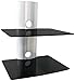 Produktbild mywall HR2L HiFi Mulitmedia Regal aus eloxiertem Alu-Druckguss 2 Ablagefächer silber 10 kg Tragkraft