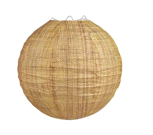 Papierlaternen aus Jute, 20,3 cm, dekorativ, japanische hängende runde Papierlaternen für Geburtstag, Hochzeit, Weihnachten, Braut, Heimdekoration, Party-Dekoration, 6 Stück