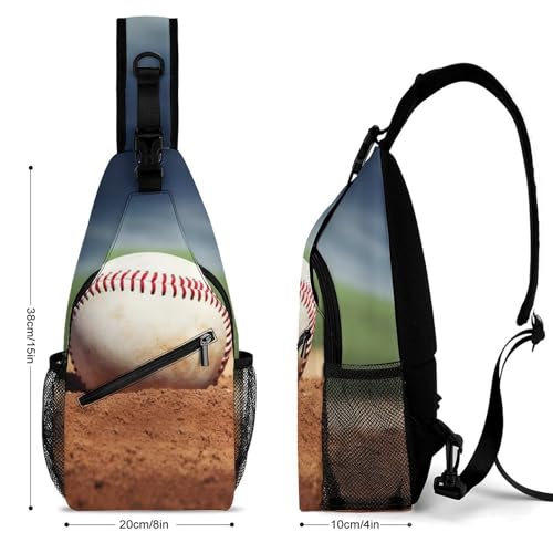 Bolso cruzado deportivo tipo sling para hombres y mujeres miniatura 2