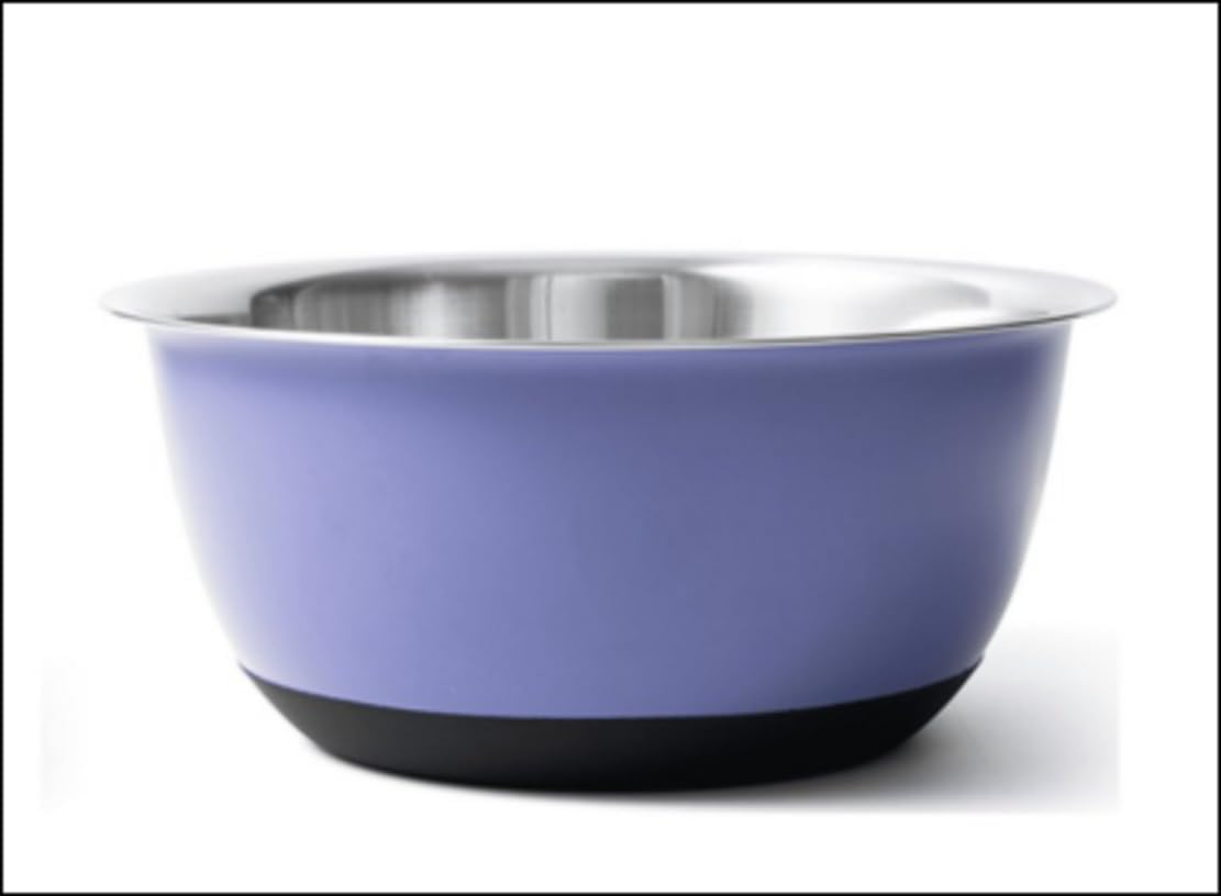 Stainless Steel Mixing Bowl, 1-Piece – Purple (2.75 Qt)