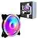 Bletilla 120-mm-Gehäuselüfter,Computerlüfter mit Luftstrom - Geräuscharme Computerlüfter mit hydraulischem Lager, Kühlkomponenten für Desktop-CPU