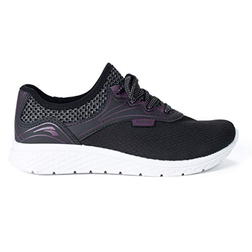 Tênis Kolosh Esportivo Feminino Preto/Roxo 38
