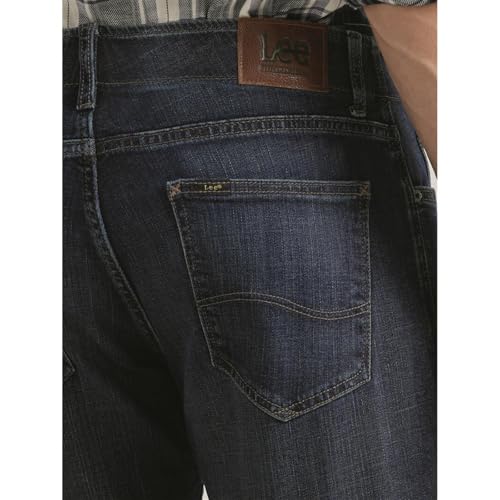 Lee Extreme Motion Straight Fit Tapered Leg Jean Maddox W33 L293