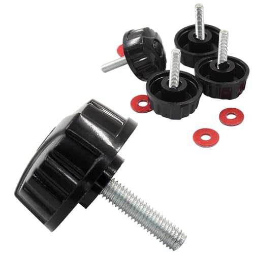 Cionyce 5Pcs Universal Fishing Reel Handle Screw Caps, Fishing Reel Replacement Parts for Spinning Reel Knob Crank Power Handle Grip