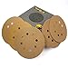 5 Inch Sanding Discs 8 Hole Grit 80/100/120/150/220 10pcs each Assorted Special Anti Clog Coating Tigershark Paper Gold Line Hook and Loop Dustless Random Orbital Sander Paper