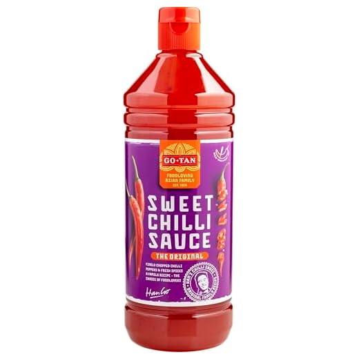 Go-Tan, Salsa de Chile, Salsa a base de Chile y Ajo, Sabor Dulce Especiado, Picante Suave, 270 ml