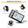 Compteur électrique Scooter à écran LCD, Panneau de Commande pour Scooter électrique 24V 36V 48V Léger Compteur de Vitesse et Odomètre à écran LCD S866 pour Guidons de 22,2 mm/0,9 Po #3