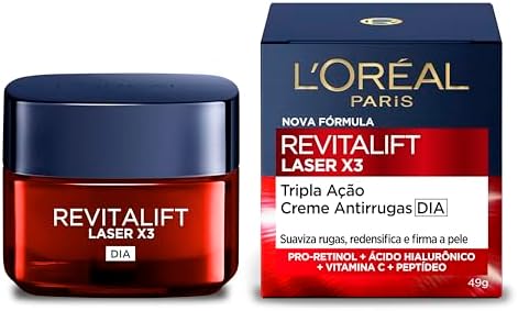 L'Oréal Paris Revitalift Laser X3, Creme Facial Anti-idade, com P...
