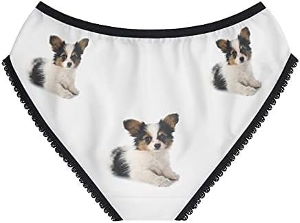 DogsMakeMeHappy Papillon Puppy Panties, Papillon Puppy Underwear, Briefs, Cotton Briefs, Funny Underwear, Panties For Women