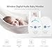 Baby Monitor, Portable Digital Kids Monitor Two Way Talk Long Range up to 2000 ft High Sensitivity Night Light Control with Lullabies Selection (US Plug)