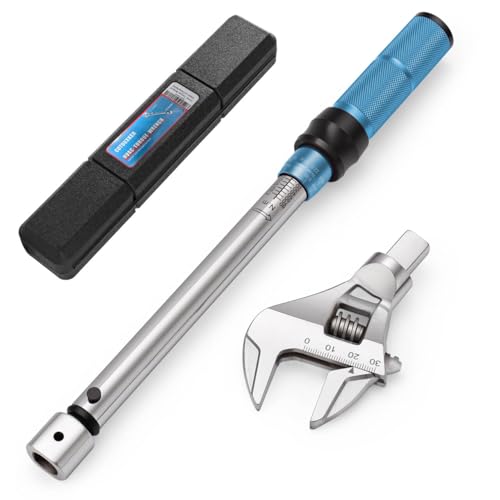 COTOUXKER Open End Torque Wrench for Mini Split Installation 1080 Nm HVAC Torque Wrench with Adjustable 030 mm Head and Click Warning for Flare Nut Connections
