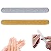 2 Pcs Lime à Ongles Cristal, Limes à Ongles Gel, Lime à Ongles en Verre, Limes a Ongles Professionnelle pour Maison, Manucure Cosmétique, Salon de Coiffure, Institut, Animaux Domestiques(Or et Argent)