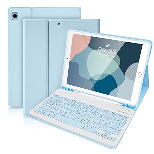 SOPPY Bluetooth Keyboard Case for iPad 6th/5th Gen (2017-2018), iPad Pro 9.7, iPad Air 1-2