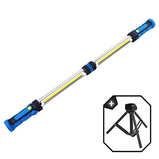 Underhood Work Light, LED Camping Light Rechargeable, Waterproof Hanging Camping Lantern, Magnetic Light Wand, Mechanic Light with Tripod Stand, Car Detailing Light Bar, Portable Work Light