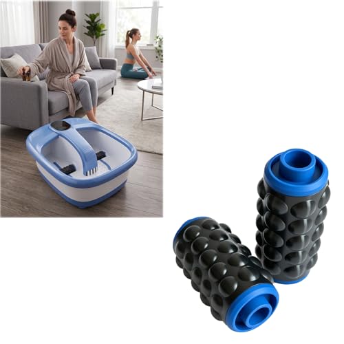 Rodillo de Repuesto para Bañera de Pies, Compatible con HoMedics FM90, Accesorio Suave para Spa de Pies en Casa, para Relajación Diaria, 2 Unidades