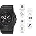 Youniker 3 Pack Compatible for GA100 Screen Protector Tempered Glass for GA-100 Watch Screen Protector Foils Glass Anti-Scratch Anti-Fingerprint Bubble Free