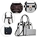 Handbags Sets For Women Shoulder Bags Top Handle Work Satchel Tote Purses Set With Matching Wallet 2pcs WhiteGrey