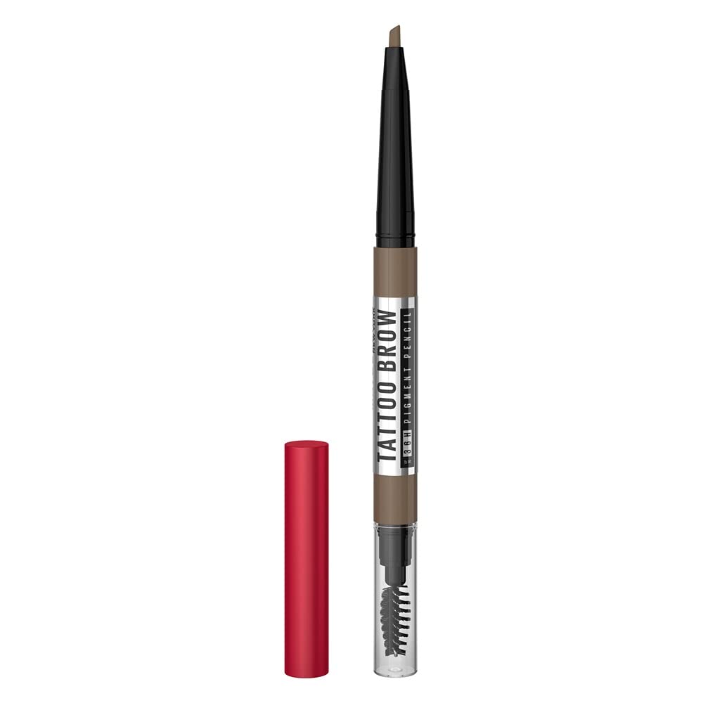 Waterproof Eyebrow Pencil, With Precision Tip, Tattoo Brow 36 Hr Brow Pencil, Grey Brown, 0.25gm