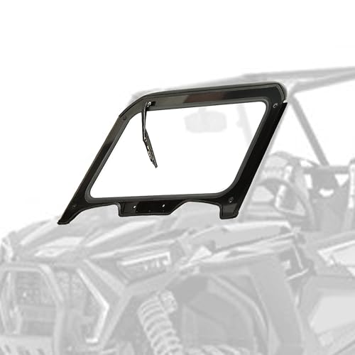 KUAFU 19-23 XP 1000 Vented Glass Windshield with Wiper Compatible with Polaris RZR XP 1000 Turbo 2019-2023