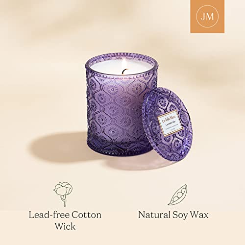 Lavender Candle, Candles Gifts For Women, Lavender Lilac Candle, La Jolie Muse Scented Candle, Aromatherapy Candle, 8 Oz 50 Hours Burn #TOP2