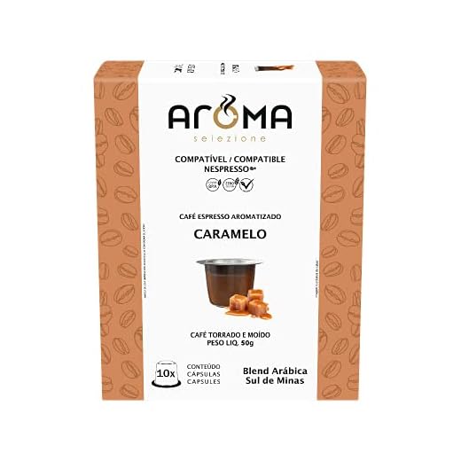 Cápsulas Aromatizadas de Caramelo para Espresso