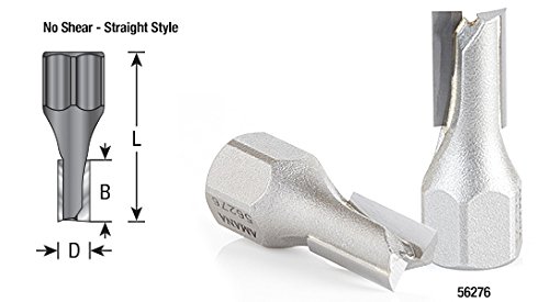 Miniatura 3 de Amana Tool - 55251 Cortador de cizalla con punta de carburo con rosca 12 de diámetro x 0.605" x