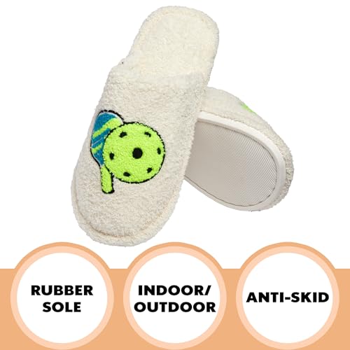 Funky Junque Cozy Microfiber Women's Slippers with Non-Slip Sole - Easter Designs, Spring Patterns4