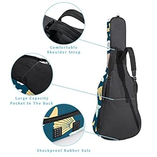 Housse de transport rembourrée en tissu Oxford imperméable avec motif de coquillages et étoile de mer avec bandoulière… - Les Beatles, Paul McCartney, John Lennon, RIngo Starr, George Harrison Housse de transport rembourrée en tissu Oxford imperméable avec motif de coquillages et étoile de mer avec bandoulière… – Image 3