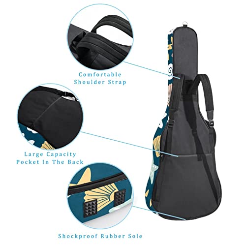 Housse de transport rembourrée en tissu Oxford imperméable avec motif de coquillages et étoile de mer avec bandoulière… - Les Beatles, Paul McCartney, John Lennon, RIngo Starr, George Harrison Housse de transport rembourrée en tissu Oxford imperméable avec motif de coquillages et étoile de mer avec bandoulière… – Image 4