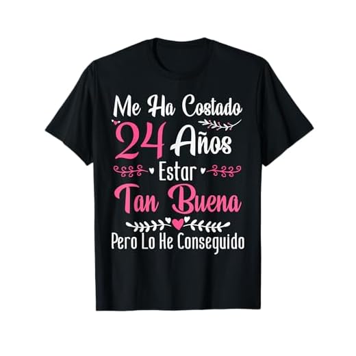 24 Años Regalo de Cumpleaños Mujer Hecha En 1998 24 años Camiseta