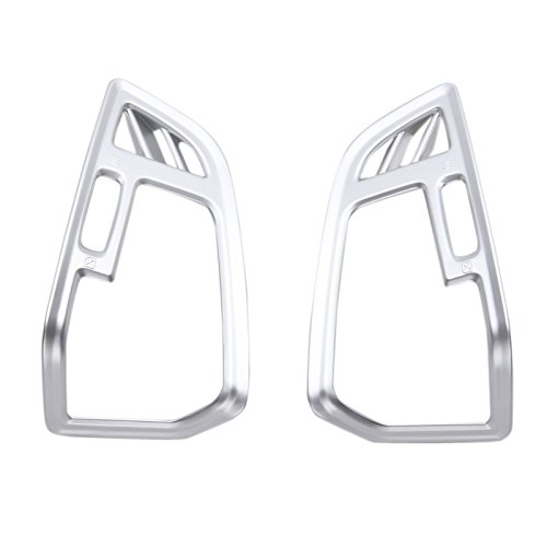 HIGH FLYING Interior Accessories Dashboard Side Air Condition Outlet Vent Cover Trim ABS Matte for Ford Escape Kuga 2017