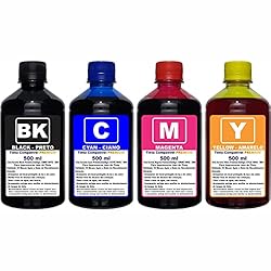 Kit Tinta Compatível Epson L395 500ml L3110 L3150