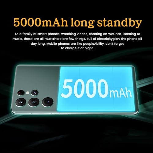 Qimhai S22U20230420001 Smartphone Unlocked Cell Phones S22 Ultra 6.7In Hd Screen 2Gb/16Gb Android 10 Straight Talk Phone 6800Mah 128Gb Extension Boost Mobile Phones (Rose Gold)… thumb #4
