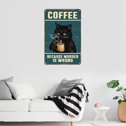 Chat Jaune Bnoir objet déco tendance et idée cadeau design unique - 4