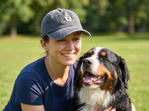 Image of Dog Lover Hat for Men Women, Dog Owner Gift Baseball Cap | Everyday Casual Style, Premium Embroidery, Breathable Cotton Fabric, One Size Adjustable Fit