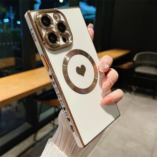 Coque carrée magnétique pour iPhone 15 Pro Max ENILSA