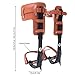 RIAHNEAH Tree Climbing Gear, Steel Upright Plate Tree Climbing Spikes, Height Adjustable Non-Slip Footrest Climbing Spikes, Outdoor Tree Climbing Enthusiasts of Equipment, Capable of Bearing 220lbs