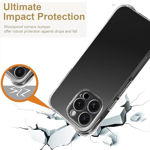 Coque pour iPhone 16 Pro Max transparente en silicone antichoc TPU - 7