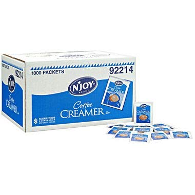 N'JOY - Non-Dairy Powdered Creamer Packets - 1,000 Count- Pack of 2 - (Original from manufacturer - Bulk Discount available)