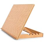 A3 Drawing Board - Large Adjustable Table Top Easel | Premium Beechwood | Desktop Easel Stand | for Painting, Drawing, Craft Workstation, Display Holder and More! (A3)