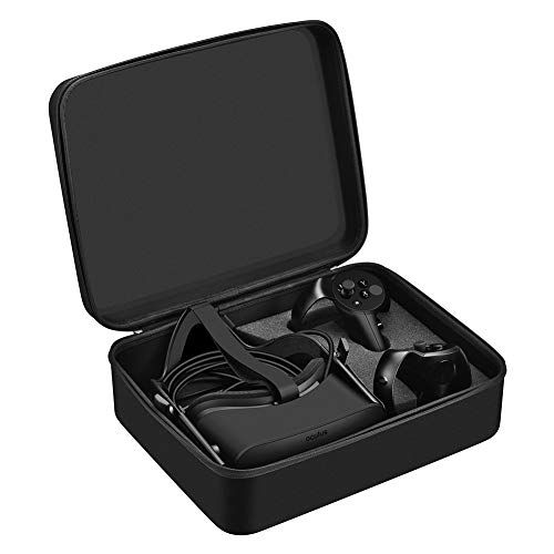 Ansemen Portátil Viajar Caja para Oculus Rift CV1 Gafas & Touch Controller, Negro A Prueba De Choques Protector Caso Maleta