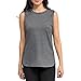 FITKICKS Live Well Collection Active Lifestyle Tank Top, Relaxed-Fit Workout Top, Medium, Gray