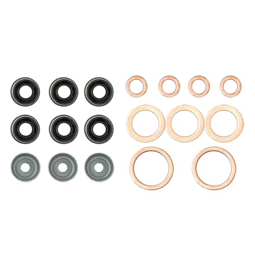 Image of 1E043-99350 D1105 Gasket Kit Cylinder Head EX-Manifold Water Flange Gasket Compatible with Kubota D1105T Engine B2410HSDB Tractor FZ2400 Front Mower Replaces 16226-99364 4183637