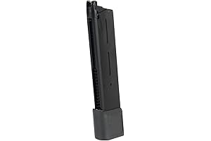 Lancer Tactical x Army Armament 1911 Extended Magazine for Enhanced Capacity in Airsoft Engagements