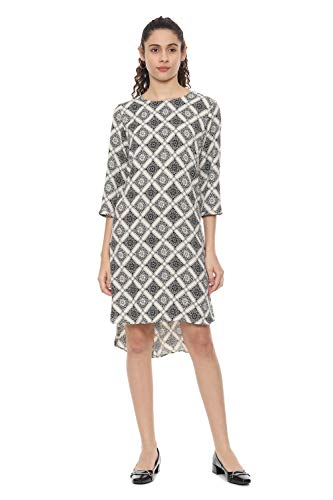 Image of Van Heusen Women's crepe A-Line Knee-Length Dress