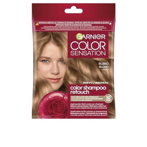 Garnier Color Sensation Champú Retouch Sin Amoníaco, Tono 7.0 Blonde