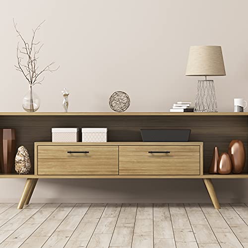 Peaha Cabinet Pulls 6-1/4 Inch Center Black 15 Pack - Lst16Bk160 Black Cabinet Handles Square Modern Cupboard Handles Drawer Pulls Black File Cabinet Pulls #TOP5